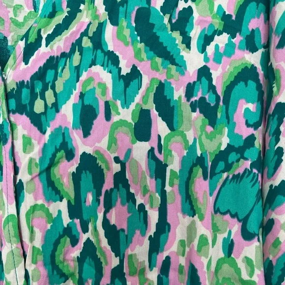 Cupshe Green Women's Lace Up Leopard Print Romper Size Medium NWT - Picture 9 of 9